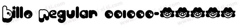 Billo Regular 001000字体转换